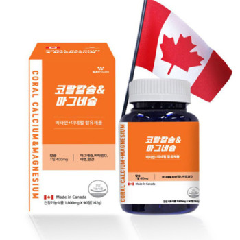 [웨이팜] 코랄칼슘 마그네슘  1800mg  90정 3개월분
