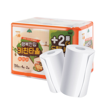 [행복S&P제지]행복한집키친타올 130매*6롤