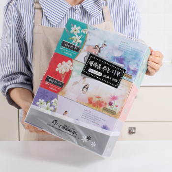 [행복S&P제지]행복을주는나무미용티슈 180매*3번들