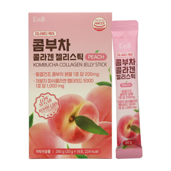 EnB 이엔비 콤부차 콜라겐 젤리스틱 20g x 14포