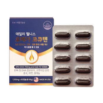 데일리 웰니스 오메가 코큐텐 1,100mg x 60캡슐