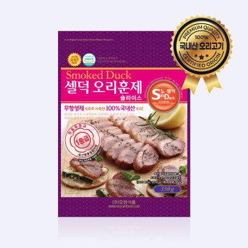 [셀덕] 국내산 오리 훈제 슬라이스 350g
