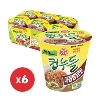 [오뚜기] 소컵 컵누들 매콤찜닭맛 X 6개