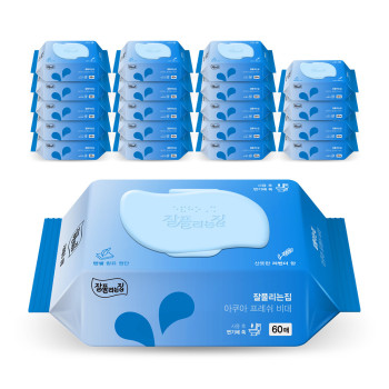 [잘풀리는집] 아쿠아프레쉬 비데60매 X 20개