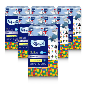 [잘풀리는집] 미용티슈 리얼실키미니 100매*6입 X 6개
