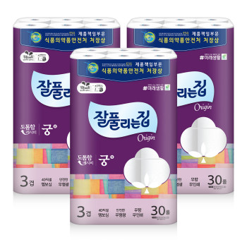 [잘풀리는집] 궁 30m*30롤 X 3개