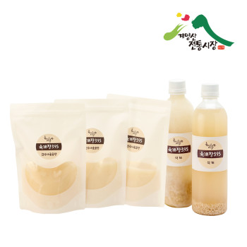 [계양산][무료배송] 정성가득 꾸러미 (한우사골곰탕 500ml*3팩 + 식혜 500ml*2팩)