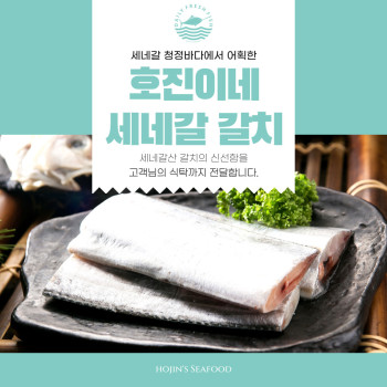 100% 수작업 손질 호진이네 세네갈산 손질갈치 1마리~5마리