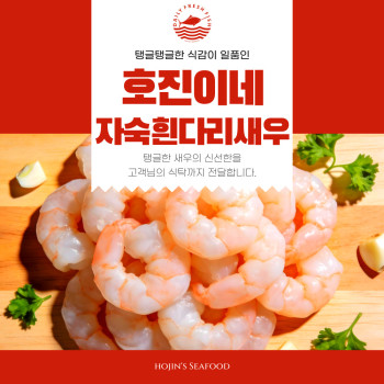 호진이네 냉동자숙손질 흰다리새우 칵테일새우살 400g~2kg