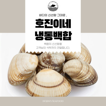 호진이네 백합조개 해감된 급냉 백합 조개찜 탕 봉골레 파스타 1kg~5kg