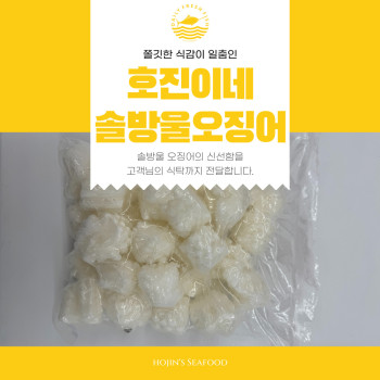 호진이네 냉동 솔방울 오징어 손질 칼집 솔방울 오징어 진공포장 1kg~5kg
