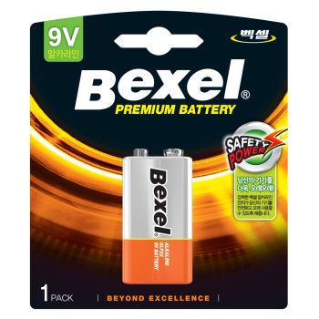 벡셀 알카라인 건전지 9V 6LF22 1개입