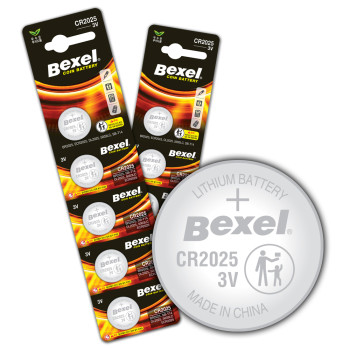 벡셀 CR2025 리튬 코인 전지 5개입