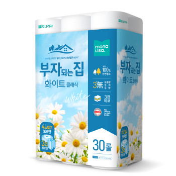 모나리자 부자되는집 20m/25m/27m 30롤 4중 택1