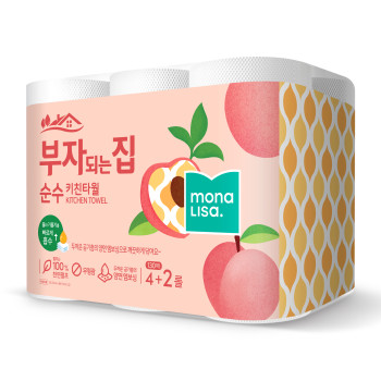 모나리자 부자되는집 KT 키친타올 130매*4+2/8롤 2중 택1