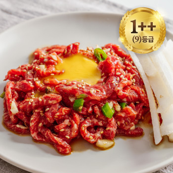 [마장동홈쇼핑] 1++(9) 한우 육회 200g 외 3개 세트 구성