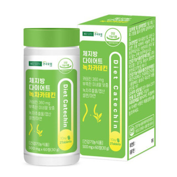 [건국유업] 체지방 다이어트 녹차카테킨 500mg x 60정