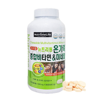 [뉴트리원] 온가족종합비타민&미네랄 1,500mg 365정