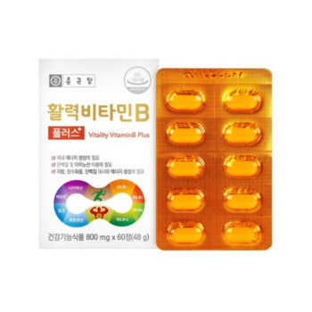 [종근당건강] 활력비타민B 플러스 60정