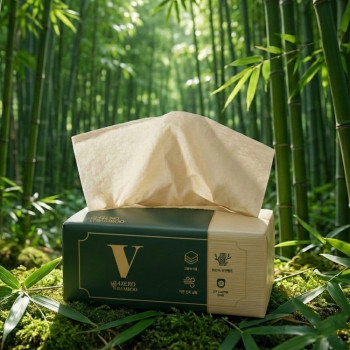 [VERA] 베라 4ZERO 뱀부 뽑아쓰는 키친타올 3겹 100매 X 9팩 팝업 대나무 키친타올