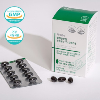 [닥터박스] 혈행건강엔 초임계 rTG 오메가3 60캡슐