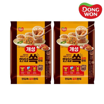 [동원] 개성 한입쏙만두 김치 168g (트레이) x 5개