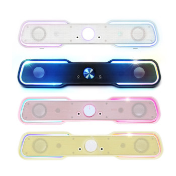 로이체 로이체 RGB LED 게이밍 PC 사운드바 RSB-G5000