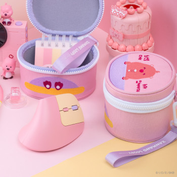 로이체 잔망루피 충전식 무선 무소음 인체공학 버티컬 마우스