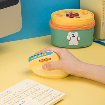 로이체 다이노탱 충전식 무선 캐릭터 버티컬 마우스