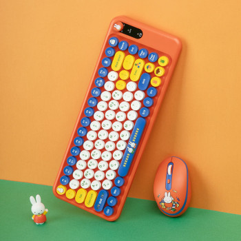 로이체 미피 무선 겸용 멀티페어링 블루투스 키보드 마우스 세트