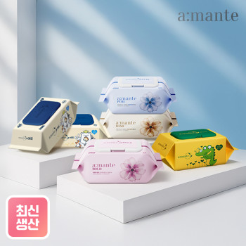 [아망떼물티슈] 두꺼운 대용량 가성비 물티슈 모음전 10팩/20팩