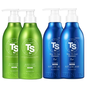[TS샴푸] 올뉴 플러스TS샴푸 탈모증상완화 500g 2개+뉴TS쿨샴푸 탈모증상완화 500g 2개