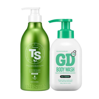 [TS샴푸] 프리미엄TS샴푸 탈모증상완화 750g 1개+TS지디바디워시 400g 1개