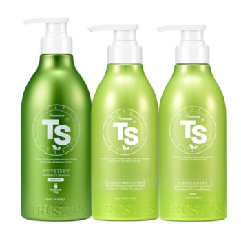 [TS샴푸] 프리미엄TS샴푸 탈모증상완화 750g 1개+프리미엄TS헤어트리트먼트 500g 1개+프리미엄TS컨디셔너 500g 1개