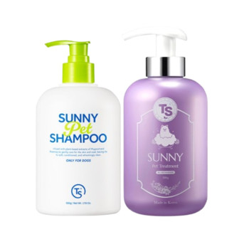 [TS샴푸] TS써니애견샴푸 500g + TS써니애견트리트먼트 500g (수량 선택 구성)