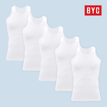 BYC 남성 기능성 에어로쉬 조끼 런닝 5매 쿨런닝 흡수 속건 비와이씨