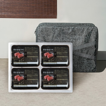 [훈장골] 갈비명가 한돈 양념구이 선물세트 2호 2.8kg (700g*4팩)