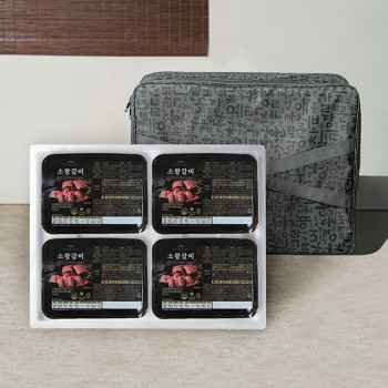 [훈장골] 갈비명가 숙성 양념 소왕갈비 선물세트 3호 3.84kg(960g*4팩)