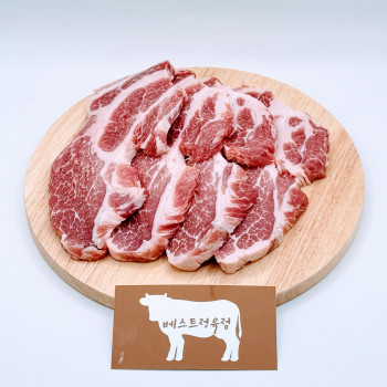 (농할) [수원베스트정육점]국내산 한돈 생목살600g/1.2kg/1.8kg