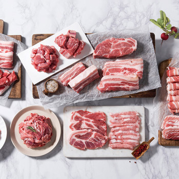 [전남 한돈] 무항생제 뒷다리살 500g 골라담기(용도별)