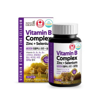 네이처그랜드 비타민B 컴플렉스 아연+셀레늄 90정