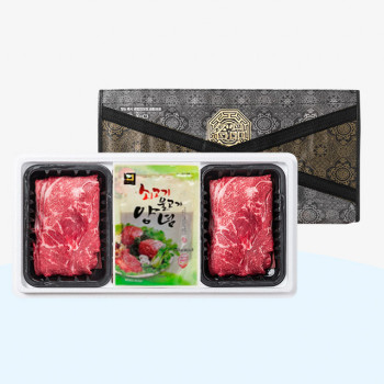 [아산한우] 투뿔 무항생제 한우불고기양념세트 1호