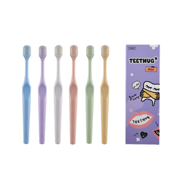 [티스허그] 이중 초극세모 광폭칫솔 볼드 6개입