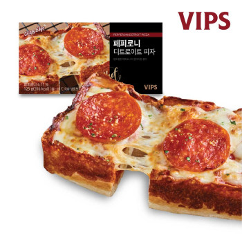 [빕스] 페퍼로니디트로이트피자 125g 2팩