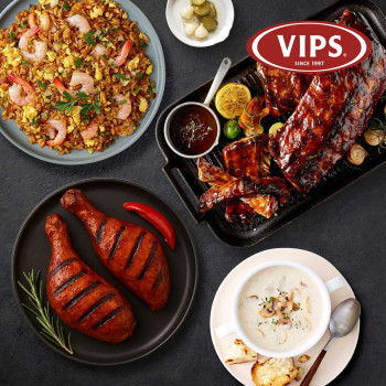 [빕스] 매콤 파티팩 4종 (오리지널폭립1+볼케이노통닭다리직화구이1+콤비네이션피자1+양송이스프1)