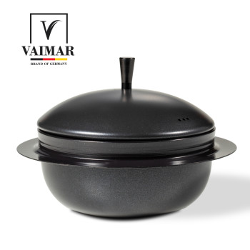 [바이마르] 세라믹코팅 솥뚜껑 세라믹 IH 스텐 가마솥18cm (2-3인용)