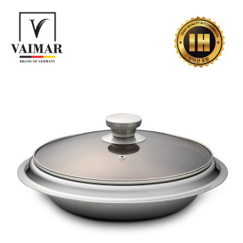 [바이마르] 히든쉐프 통3중 전골 가마솥 (26cm)