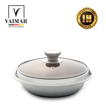 [바이마르] 히든쉐프 통3중 전골 가마솥 (22cm)