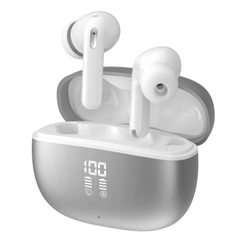 아이리버 ACN ENC 듀얼 노이즈캔슬링 무선 블루투스 6.0 커널형 이어폰 멀티페어링 LED 디스플레이