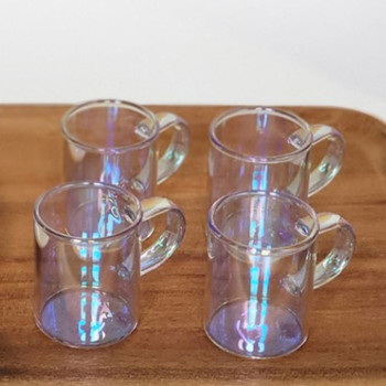 오로라 소주잔 내열 유리 소주컵 손잡이 술잔 45ml 1p